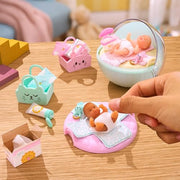 MGA's Miniverse Make It Mini Real Baby Nurture - Blind Packaging, Baby Care Themed Mini Collectibles, 8 Styles Including Rare Twins, Collectors, 8+