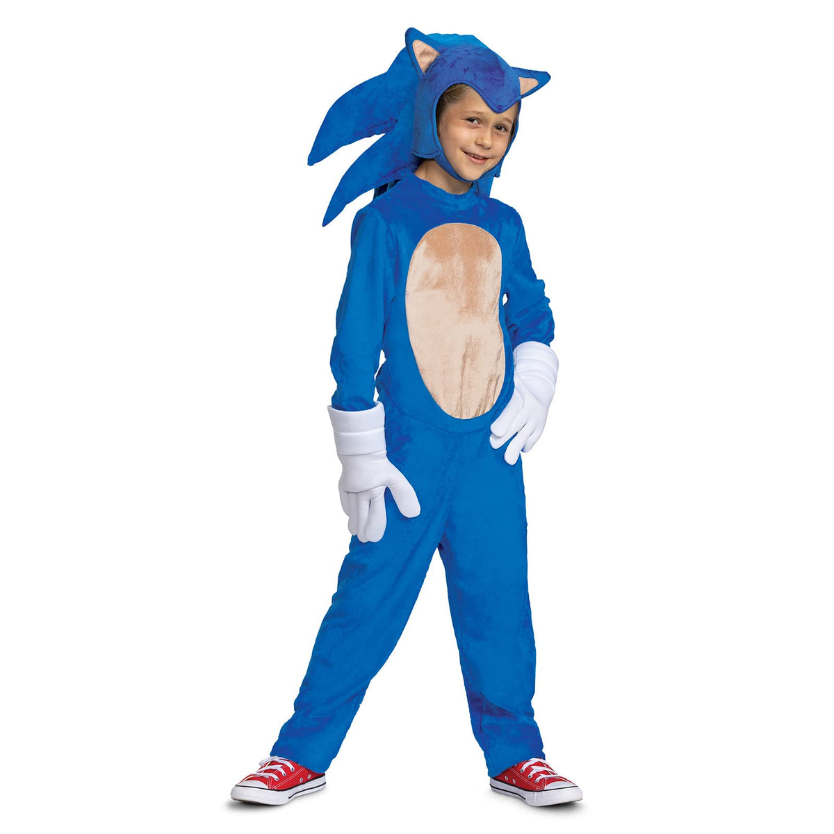 Sonic the Hedgehog Costume, Official Deluxe Sonic Movie Costume and Headpiece