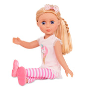 Glitter Girls 14-Inch Fashion Doll Lacy, Blonde Hair, Pink Outfit, Dolls
