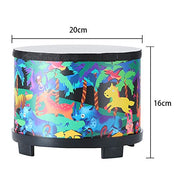 Ubblove Floor Tom Drum for Kids 8 inch Percussion Instrument | Music Drum with 2 Mallets for Children Special Christmas Birthday Gift, Black