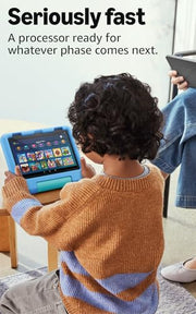 Amazon Fire HD 8 Kids tablet (newest model), ages 3-7 | 4GB memory, Includes ad-free and exclusive content, parental controls and 13-hr battery, 64GB, Blue