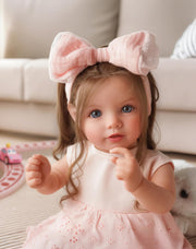 BABESIDE Dara 20 Inch Lifelike Reborn Baby Dolls, Long Brown Hair Girl | Handmade Realistic Baby Doll, Real Life Baby Dolls with Clothes and Toy Accessories, Gift for Kids Ages 3+
