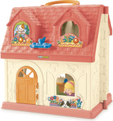Fisher-Price Little People Surprise & Sounds Home, Musical Playhouse | 50 Songs Sounds & Phrases, Includes 3 Figures & 4 Accessories, Pretend Play, Kids Ages 1+ Years (Amazon Exclusive)