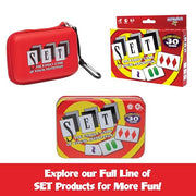 SET Enterprises SET - The Family Card Game of Visual Perception - Race to Find The Matches, For Ages 8+,81 Cards, Rules included