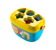 Fisher-Price Baby's First Blocks, Ages 6+ Months | BPA-free plastic,ASTM F963 compliant, sorting + stacking skills, 10 blocks + bucket, no batteries