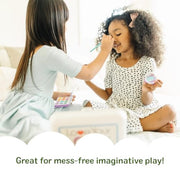 Melissa & Doug Love Your Look Pretend Makeup Kit 16-Piece Play Set | 16 Pieces, Pretend Play Makeup Kit, Lipstick, Foundation, Eye Shadow, Portable Case, Mirror, Preschool Toys for Kids, Ages 3+