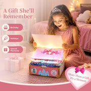 Meland Princess Dress Up Trunk for Girls 3-8, Toys Gift Set for Holidays