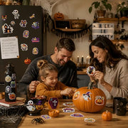 Halloween Decorations - 100 PCS Halloween Stickers | Halloween Party Favors - Halloween Games Toys Gifts Party Supplies - Crafts Accessories Treats Bulk for Classroom Decor