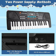 37 Keys Kid Toddler Piano Keyboard Musical Toys with Microphone