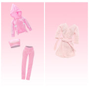 10 Sets Doll Clothes Hooded Sports Suit Tops and Pants for 11.5 inch Dolls | Tracksuit Set, Sportswear, Sports Clothes, Activewear, Running Apparel, Casual Outfits