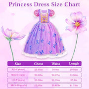 Meland Light Up Princess Dress for Girls Ages 3-10, Dress Up Toy Gift Set | Designed for party, Christmas Birthday gift, Halloween costume, detailed with sequin bodice, soft lining, comfortable to wear