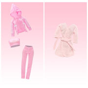 10 Sets Doll Clothes Hooded Sports Suit Tops and Pants for 11.5 inch Dolls | Tracksuit Set, Sportswear, Sports Clothes, Activewear, Running Apparel, Casual Outfits
