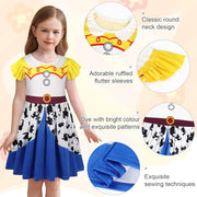 Cowgirl Costume Girls Toddler Princess Dress Up Halloween Cosplay Outfits