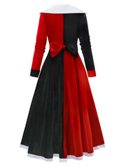 1930s Queen Of Hearts Costume Halloween Dress