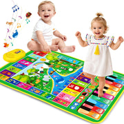 Baby Toys for 1 Year Old Gifts: 3 in 1 Alphabet Animal Piano Music Play Mat | Toddler Toys Age 1-3 Musical Toy 12-18 Months Babies Birthday Christmas Gift for Boys Girls 1 2 3 Year Old