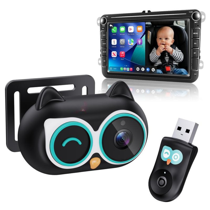 Baby Car Camera & Wireless CarPlay Adapter
