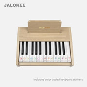 Kids Piano Keyboard, Digital Piano for Kids, Music Educational Instrument Toy, Wood Toy for 3+ Girls and Boys (Oak, 25 Keys)