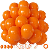 60Pcs Orange Balloons for Thanksgiving Halloween Birthday Party Decorations | Little Cutie Pumpkin Baby Shower Bridal Shower Graduation Fall Party Decorations, 12Inch