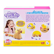 Pets Alive Mommy Capybara and Baby Surprise by ZURU | Surprise babies to reveal; babies magically follow mommy; interactive robotic pet; unbox & collect; gift for kids