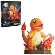 4D Build Pokémon Charmander 3D Puzzle Model Kit, Desk Décor, Shelf Display | 241 Premium EPS Foam Pieces, No Glue Or Tools Required, Build & Display Collectible Hobby Kit Gift For Fans Ages 12+