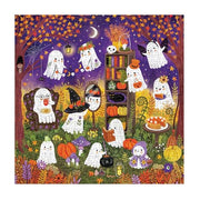 Mudpuppy - Ghostly Gathering 500 Piece Jigsaw Puzzle | Illustrated by Jenny Miriam Hughes, Halloween, For Adults, Family, and Kids, Recycled Paper, No Dust, Finished Size 20" x 20"