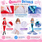 11.5 Inch Doll Clothes and Accessories Gift Set with 1 Fashion Doll