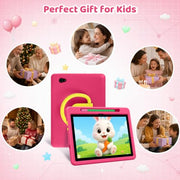 Android 16 Kids Tablet HD 10 Inch with Stylus & Case, 24GB RAM 64GB ROM 1TB