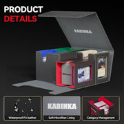 Kabinka 5-in-1 MTG Commander Deck Box, Holds 400+ Double-Sleeved Cards