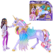 Unicorn Academy Wing Magic Sophia & Wildstar, Dolls & Toys, Ages 4+ | 15+ Sounds & Movements, Responds to Hogwarts Envelope, Imaginative Pretend Play, Spellbinding Gift for Kids