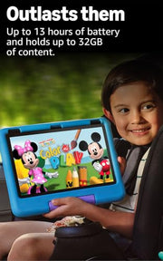 Amazon Fire HD 10 Kids tablet (newest model) ages 3-7 | Bright 10.1" HD screen with included ad-free and exclusive content, robust parental controls, 13-hr battery, 32 GB, Pink