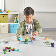 hand2mind Numberblocks 1-10 MathLink Cubes Activity Set, Ages 3+ | Linking Cubes, Numberblocks Activity Set, Preschool and Kindergarten Learning Activities, For Kids Ages 3, 4, 5, 6, 7