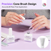 SAVILAND Poly Gel Nail Remover Kit: 2PCS Fast Gel Remover for Nails