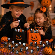 Celltestria 60pcs Halloween Mini Figurines Resin Ghost Toys | Halloween Party Favor Bag Fillers Embellishments Scrapbook Micro Fairy Garden Decor