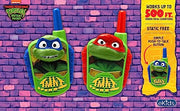 Teenage Mutant Ninja Turtles Walkie Talkies for Kids, Indoor Outdoor Toys | Static Free and Extended Range