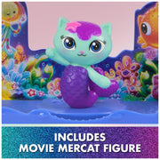 Gabby's Dollhouse The Movie, MerCat's Spa-wesome Bathroom Playset Set | Spa-wesome Bathroom Playset, Dollhouse Accessories, Surprise Toy, Imaginative Play, Kids Toys for Girls & Boys Ages 3+