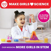 Doctor Jupiter Girls' First Science Experiments Kit for Kids Ages 4+ | Birthday Gift Ideas for Girls 4, 5, 6, 7, 8 Year Olds, Science Kits for Kids Ages 5-7, STEM Educational Toys