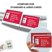 National Mah Jongg League 2026 Mahjong Large Size Cards Four-Pack Bundle - Official Hands and Rules for American Mahjong (Four Large-Size Cards)