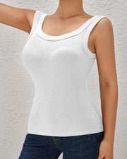 👙Ribbed Padded Camisole With Built-In Bra