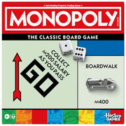Monopoly Board Game | Classic Game with Storage Tray and Larger Tokens | Ages 8+ | 2 to 6 Players | Family Games for Kids and Adults | Kids Gifts