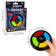 tingbowie Memory Game Handheld Electronic Toy, Color Memorizing with Lights and Sounds