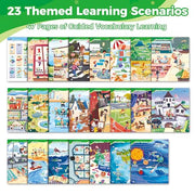 Timetome 500 Words Sound Book for Kids | Interactive Educational Toy with 23 Themes, Touch Activated Audio Book for Vocabulary Development and Early Education