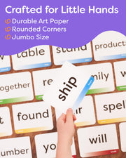 Sight Words Flash Cards Kindergarten | 120 High Frequency Words from Dolch's and Fry's Lists for 4-6 Years