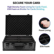 HZGXQN Toploader Storage Box for 3" x 4" 35pt Rigid Card, Top Loader Card Storage Hard Case, Sports Card Storage Boxes for Trading Cards, Top Loaders Holder (Holds 600+ Toploaders)
