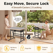 BuilderButler Puzzle Table 1500 Pieces with Wheels, Drawers & Cover, 33.58"x24.92" Adjustable Height & 45° Tilting Jigsaw Board for Adults, Also Ideal as Fuse Beads Table