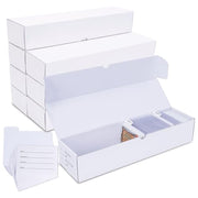 Trading Card Storage Box, 8-Pack 1000 Count Cardboard TCG & Sport Card Box | Trading Card Storage with Divider and Labels, Card Organizer Box for MTG, Magic, Football, Basketball, Game Card Collections