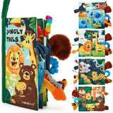 hahaland Baby Books 0-6 Months,Infant Tummy Time Toy Sensory Toys | 6 to 12 Months Touch Feel Book Travel Toy Gifts for Boy Girl 0-3 Month Baby Shower Birthday Easter Basket Stuffers 1PCS