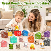 Learning Toys for 1,2,3 Year Old Toddlers, 20Pcs Farm Animals Toys Montessori Counting, Matching & Sorting Fine Motor Games, Christmas Birthday Easter Gift for Baby Boys Girls Age 12-18 Months