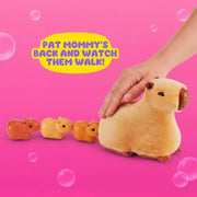 Pets Alive Mommy Capybara and Baby Surprise by ZURU | Surprise babies to reveal; babies magically follow mommy; interactive robotic pet; unbox & collect; gift for kids