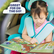 Horizon Group USA Bluey Sticker Playset, 2 Sticker Play Scenes, 35+ Reusable Puffy Bluey Repositionable Stickers for Kids, Perfect for Travel, Screen-Free Fun