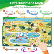 Timetome 500 Words Sound Book for Kids | Interactive Educational Toy with 23 Themes, Touch Activated Audio Book for Vocabulary Development and Early Education